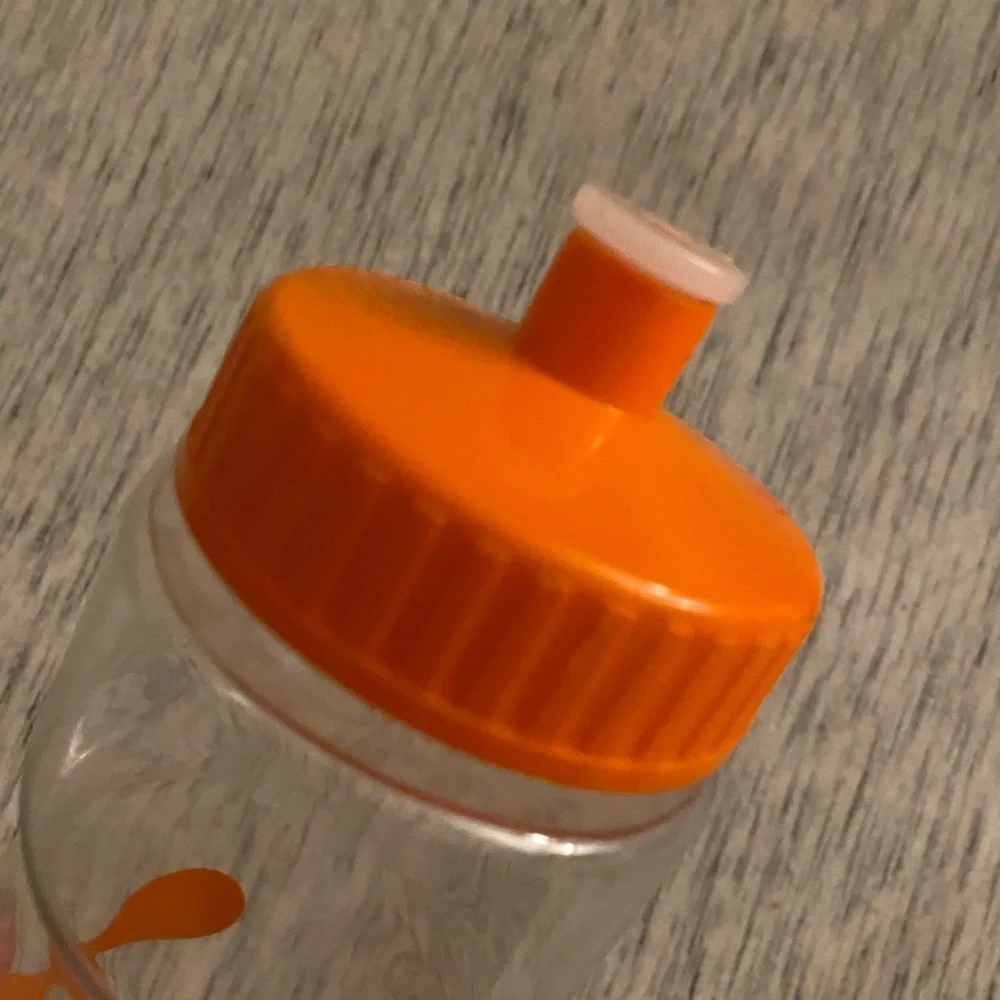 Orangetheory | Clear OTF Branded Water Bottle with Orange Lid - Picture 3 of 5